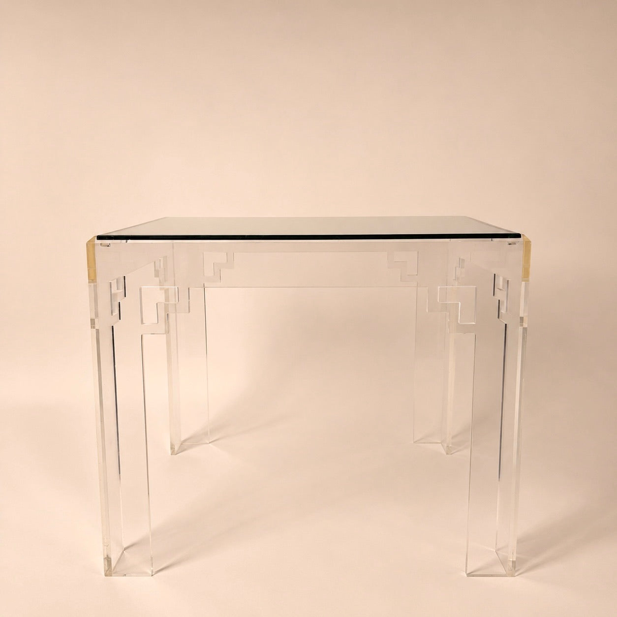 Pair of Lucite Side Tables by Jeffrey Bigelow