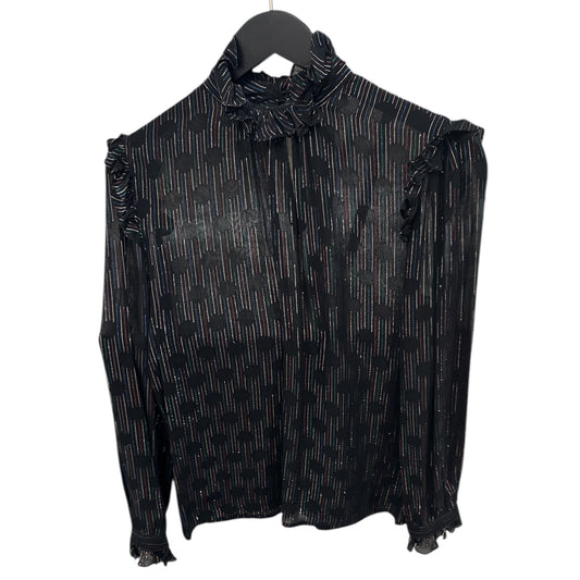 Vintage Multi-Colored Sparkle Polka Dot Blouse