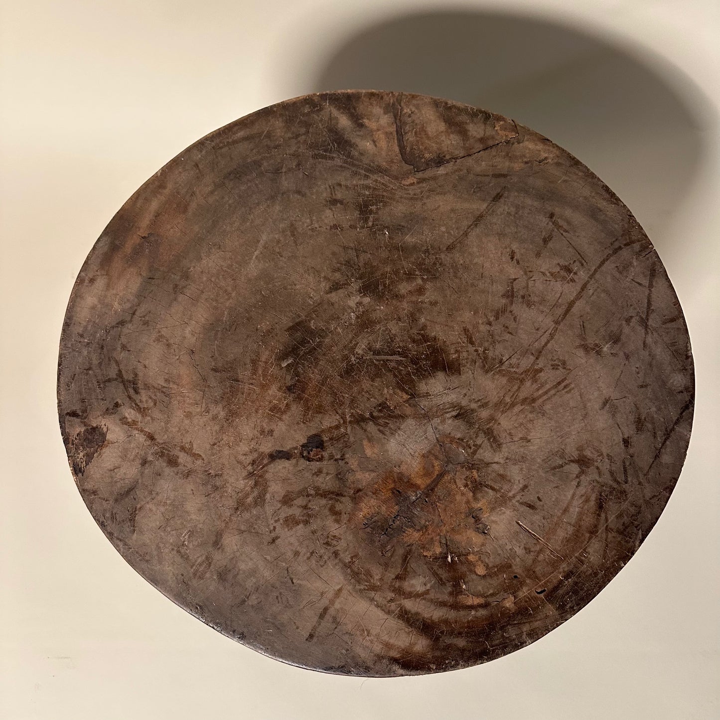 Carved Wooden Guinea Stool #1