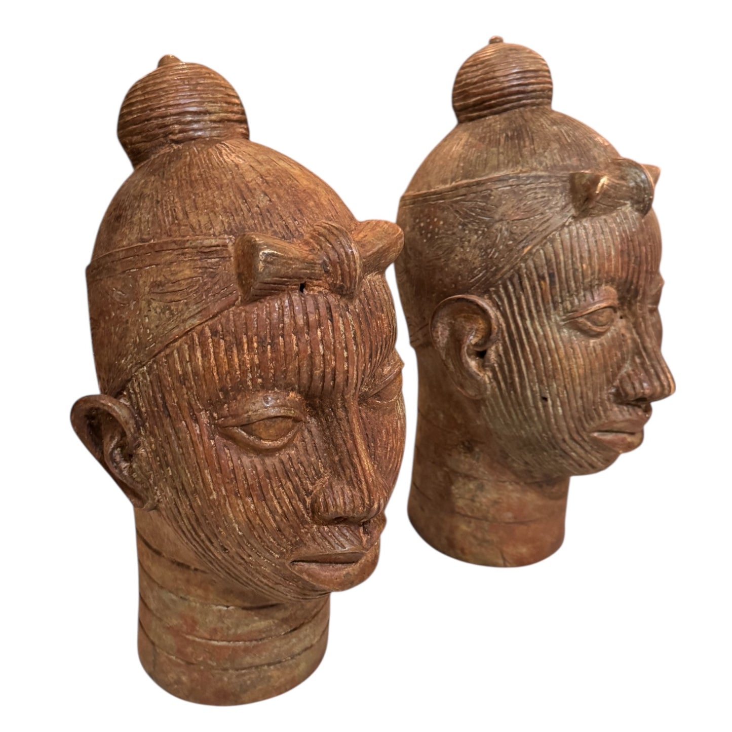Pair of Ife Heads
