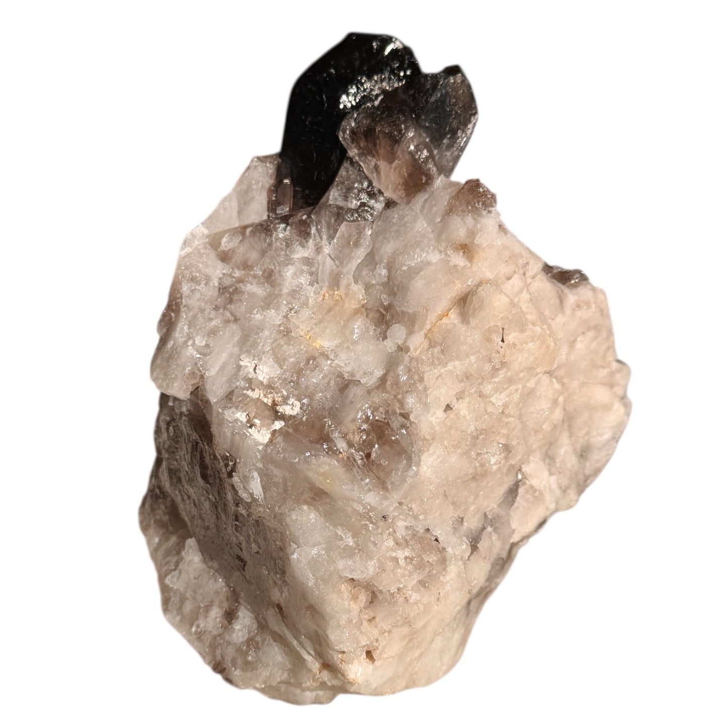 Smokey & White Quartz Cluster