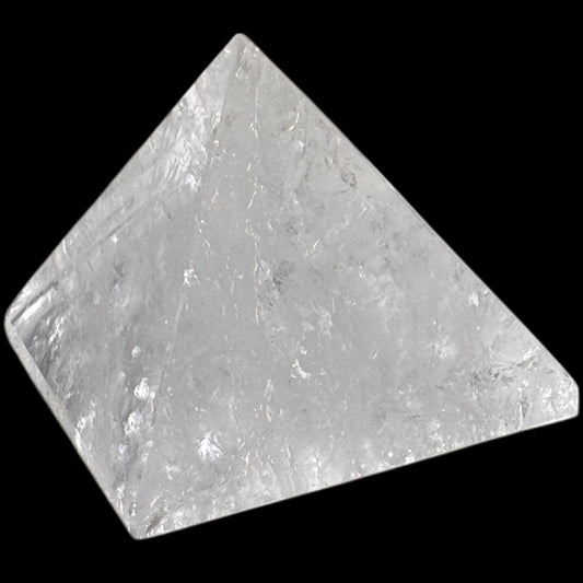 Quartz Crystal Pyramid with Base Accent