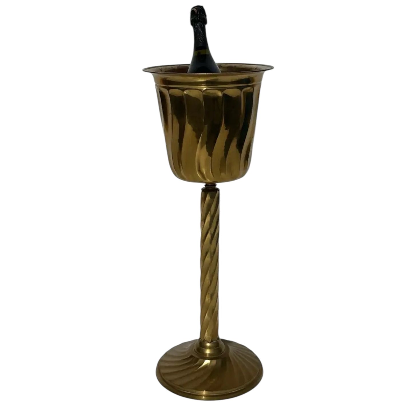 Antique Brass Ice Bucket
