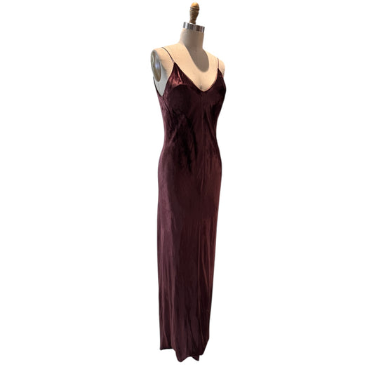 Alexander Wang Purple Silk Long Dress