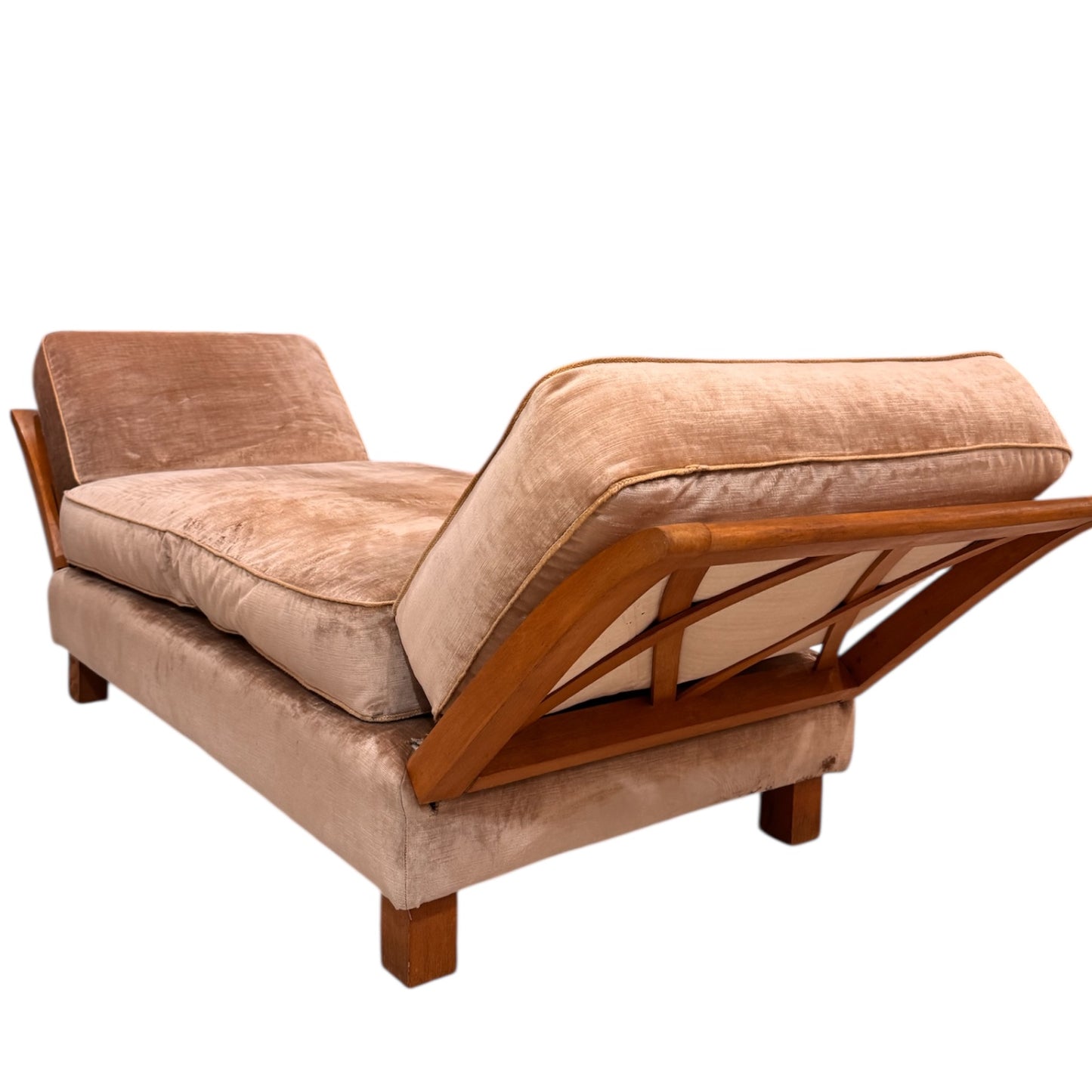 Croisillon Alexandrie 1940’s French Daybed in the Manner of Jean Royere