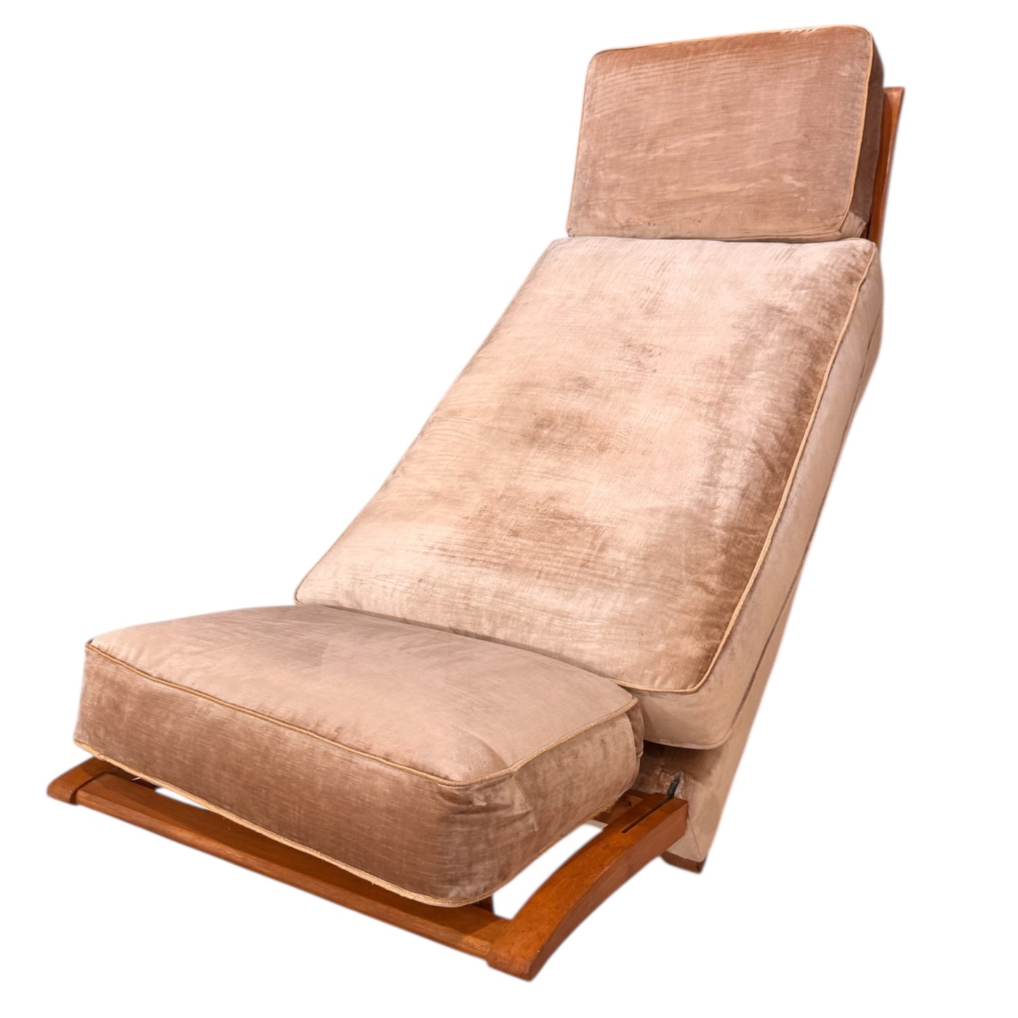 Croisillon Alexandrie 1940’s French Daybed in the Manner of Jean Royere