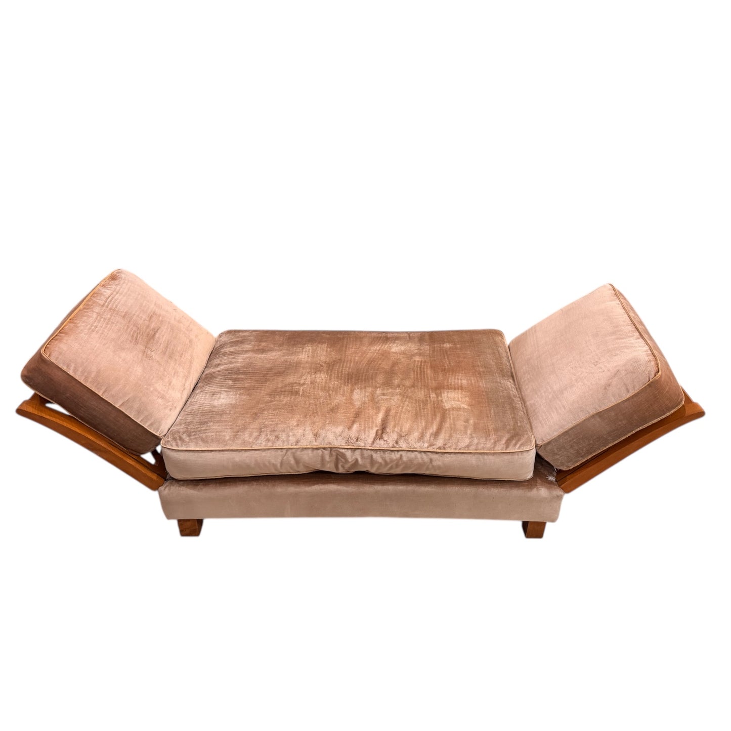 Croisillon Alexandrie 1940’s French Daybed in the Manner of Jean Royere