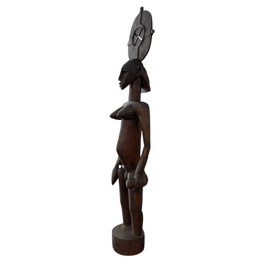 African Wooden Senufo Figure Sculpture