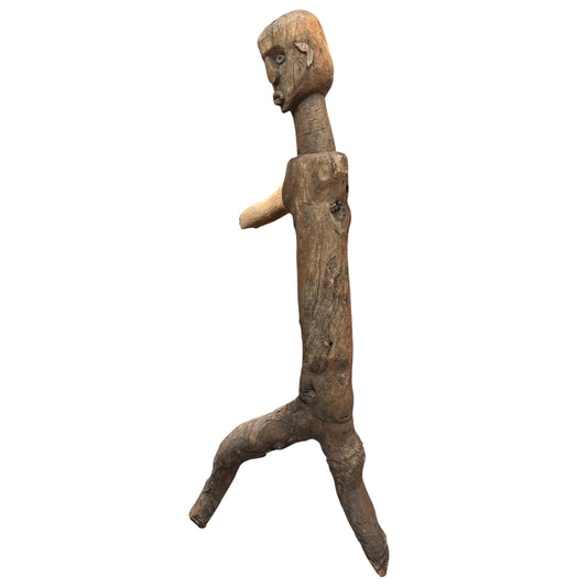Abstract Wood 1 Arm Man Natural Legs Ghana