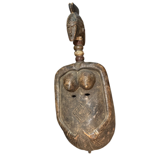 Baga Sculpture Female Mask Head & Breasts