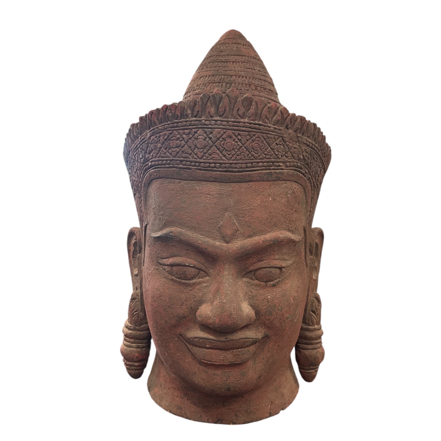 XL Red Buddha Head