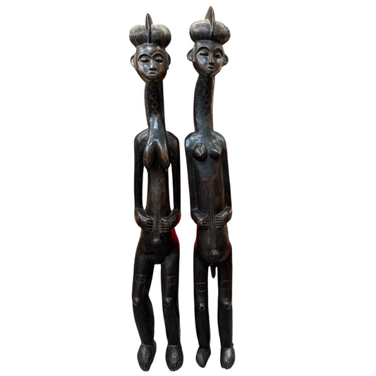 Pair of African Wooden Sculptures