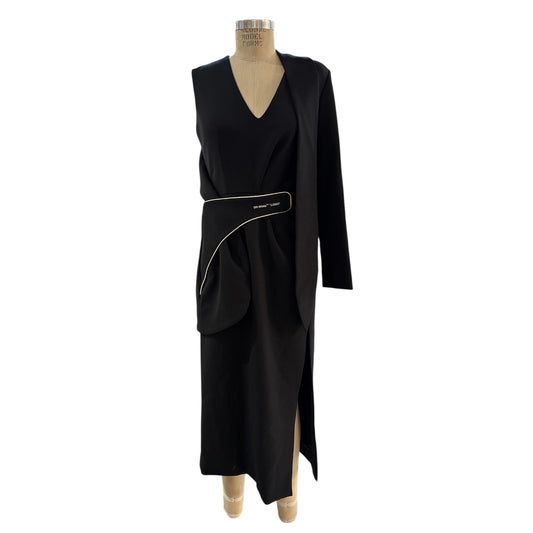 Off-White "Public Television" 2019 Black Blazer Dress