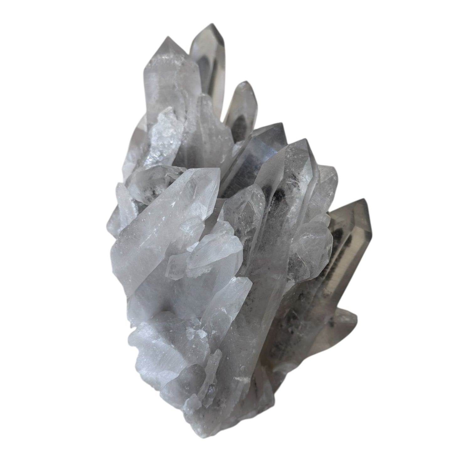 Phantom Free-Standing Quartz Crystal Cluster