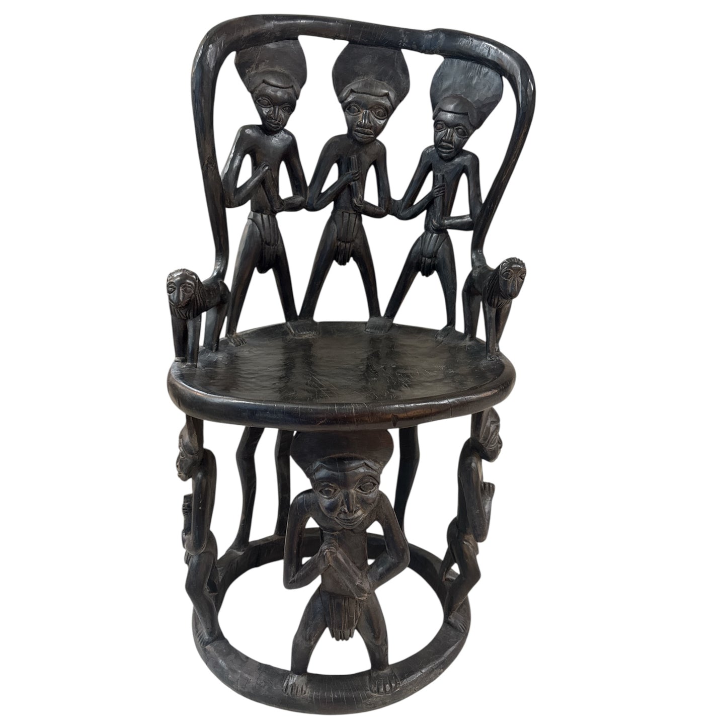 Bamalake Hand Carved Chair/Throne