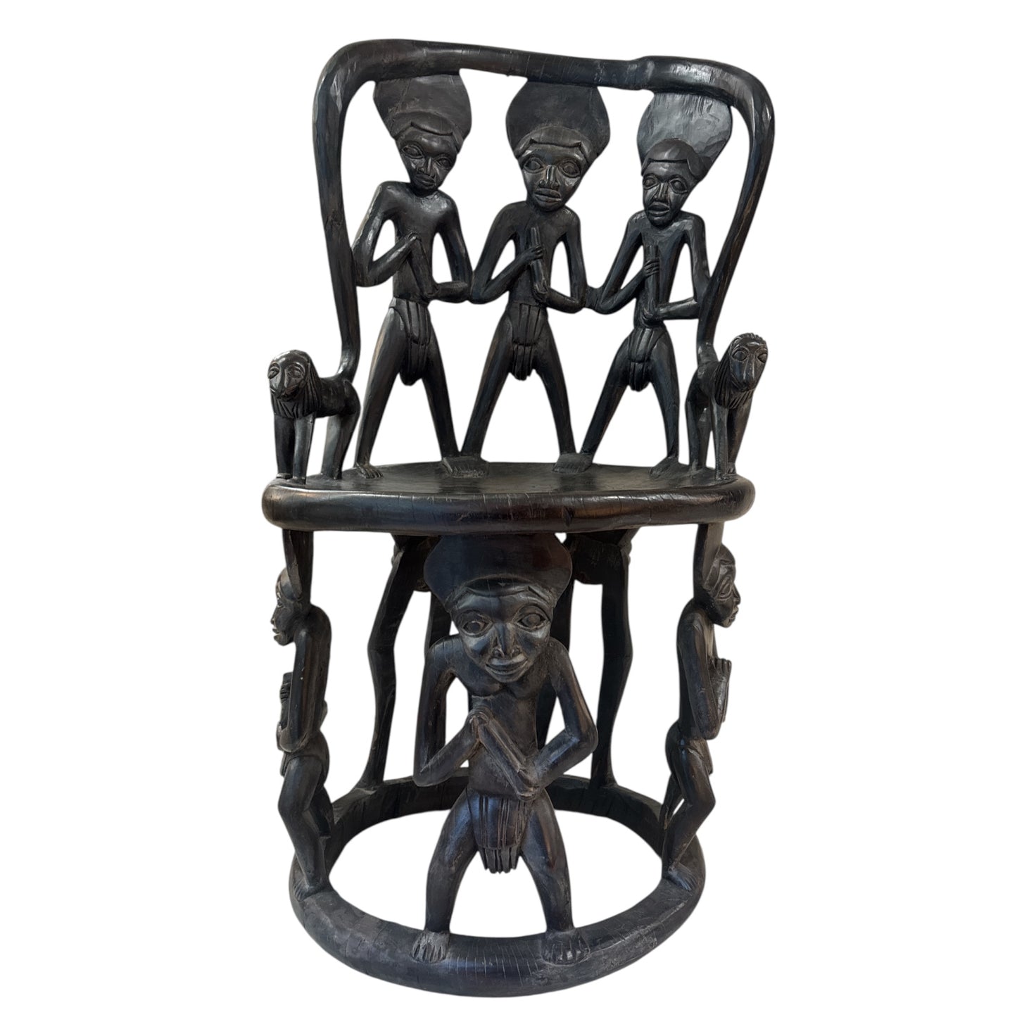 Bamalake Hand Carved Chair/Throne