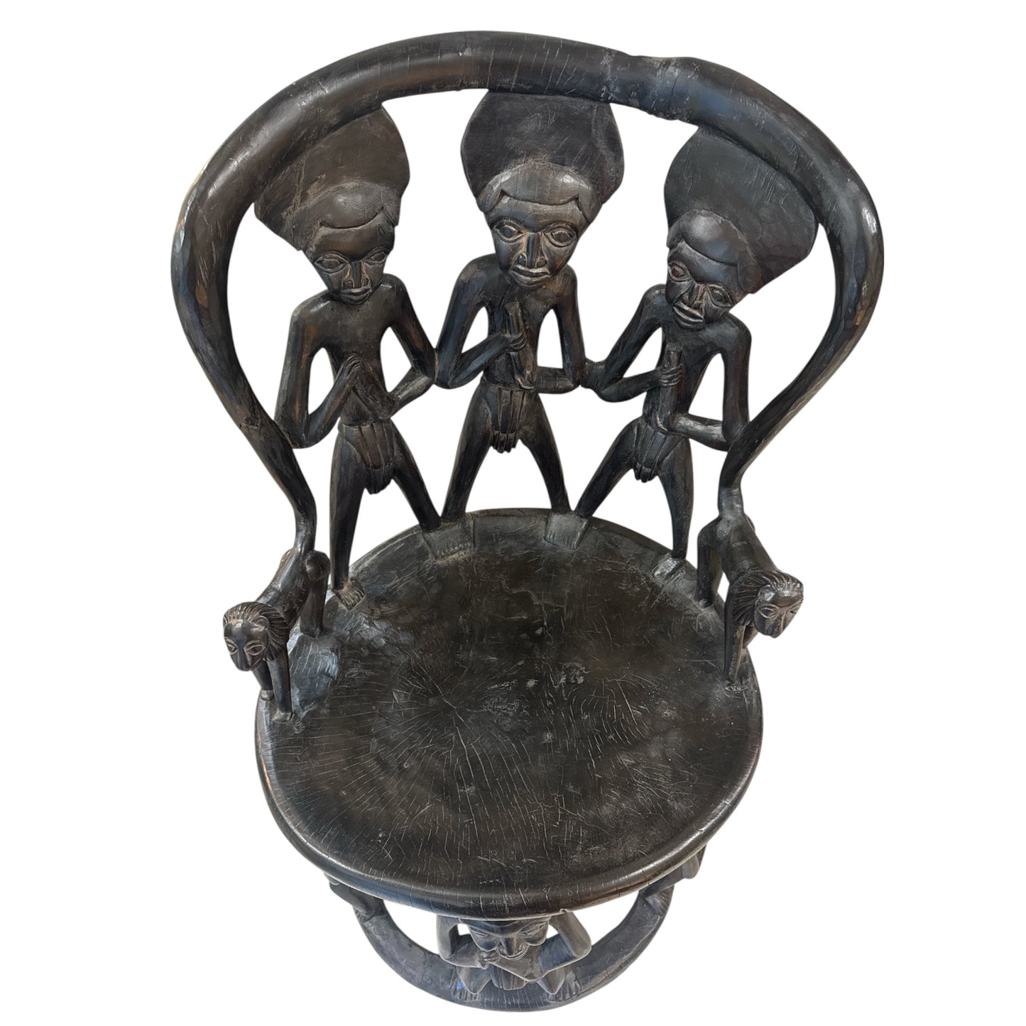 Bamalake Hand Carved Chair/Throne