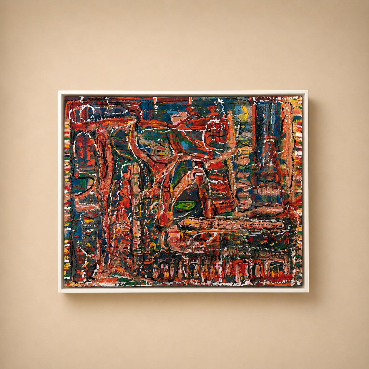 "My Day" Sculptural Painting