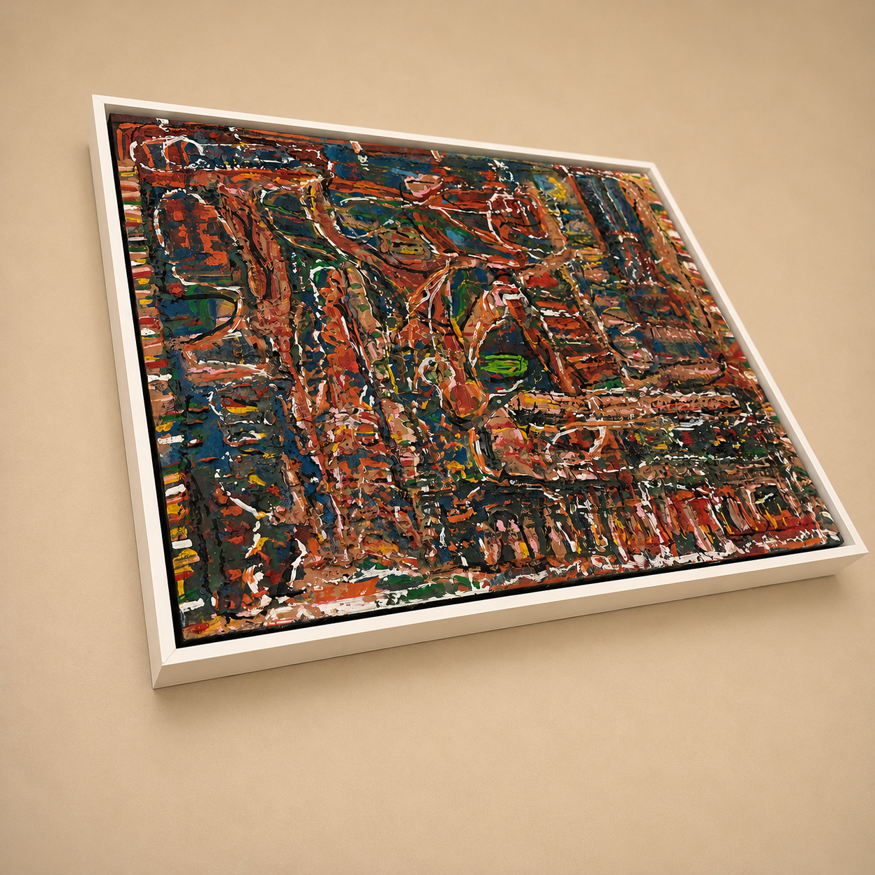 "My Day" Sculptural Painting