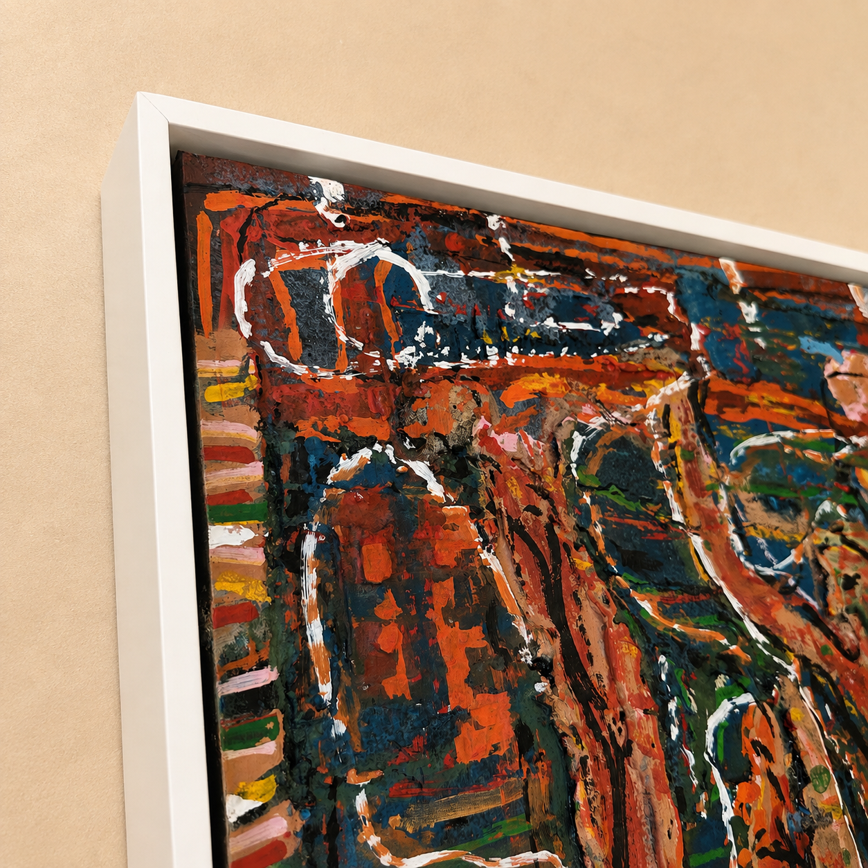 "My Day" Sculptural Painting