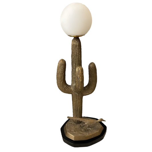 1970's South Korean Cactus Sculptural Lamp - Small