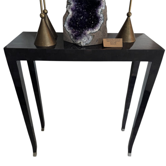 Marquis Collection Tessellated Horn Accent Table