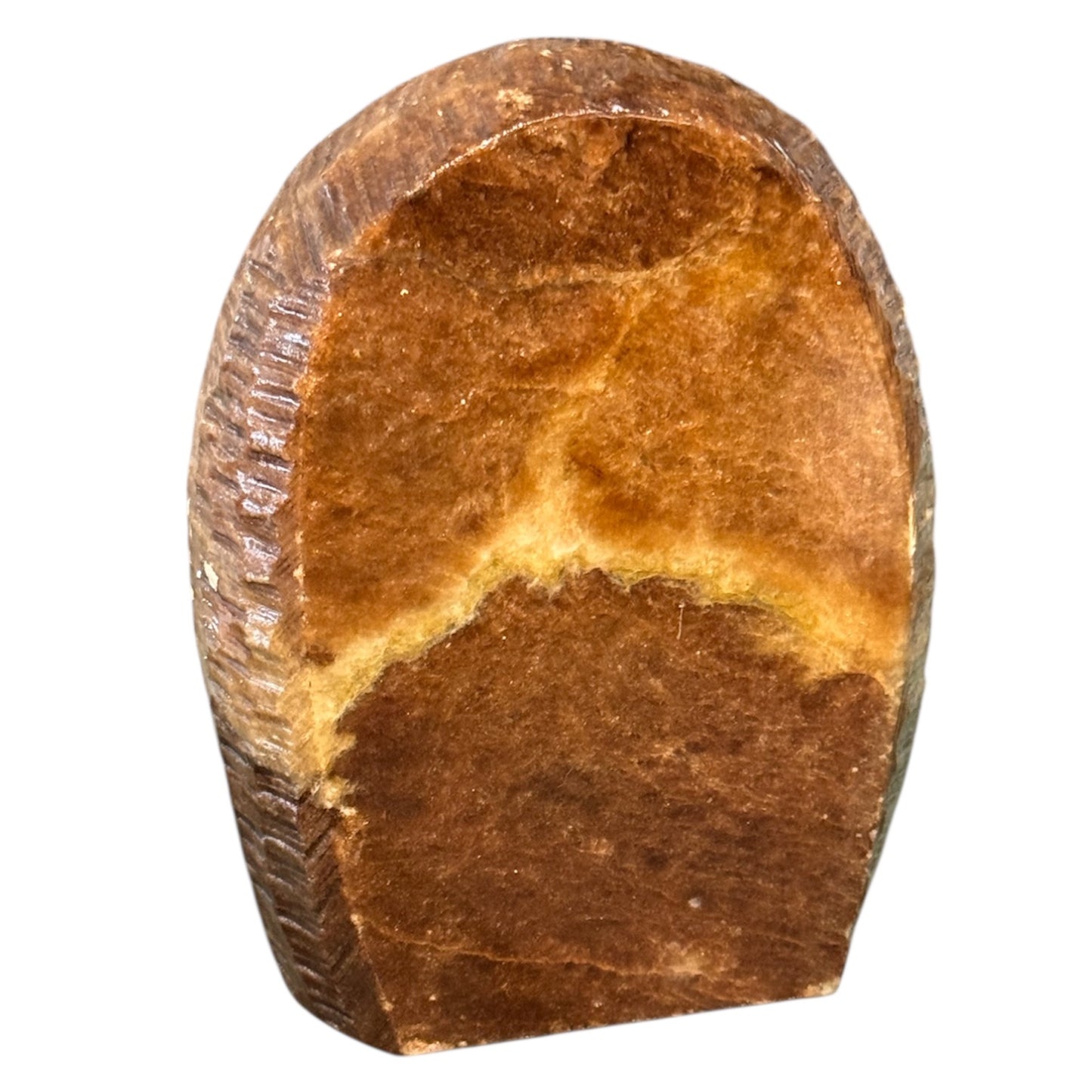 Brown Alabaster Book Ends