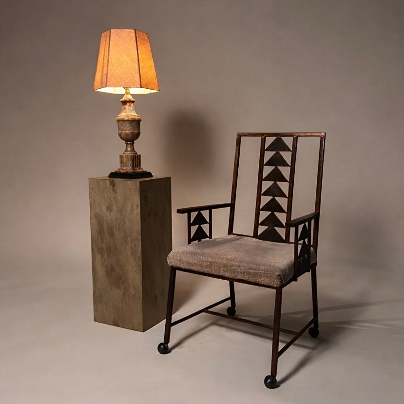 Metal Rolling Chair