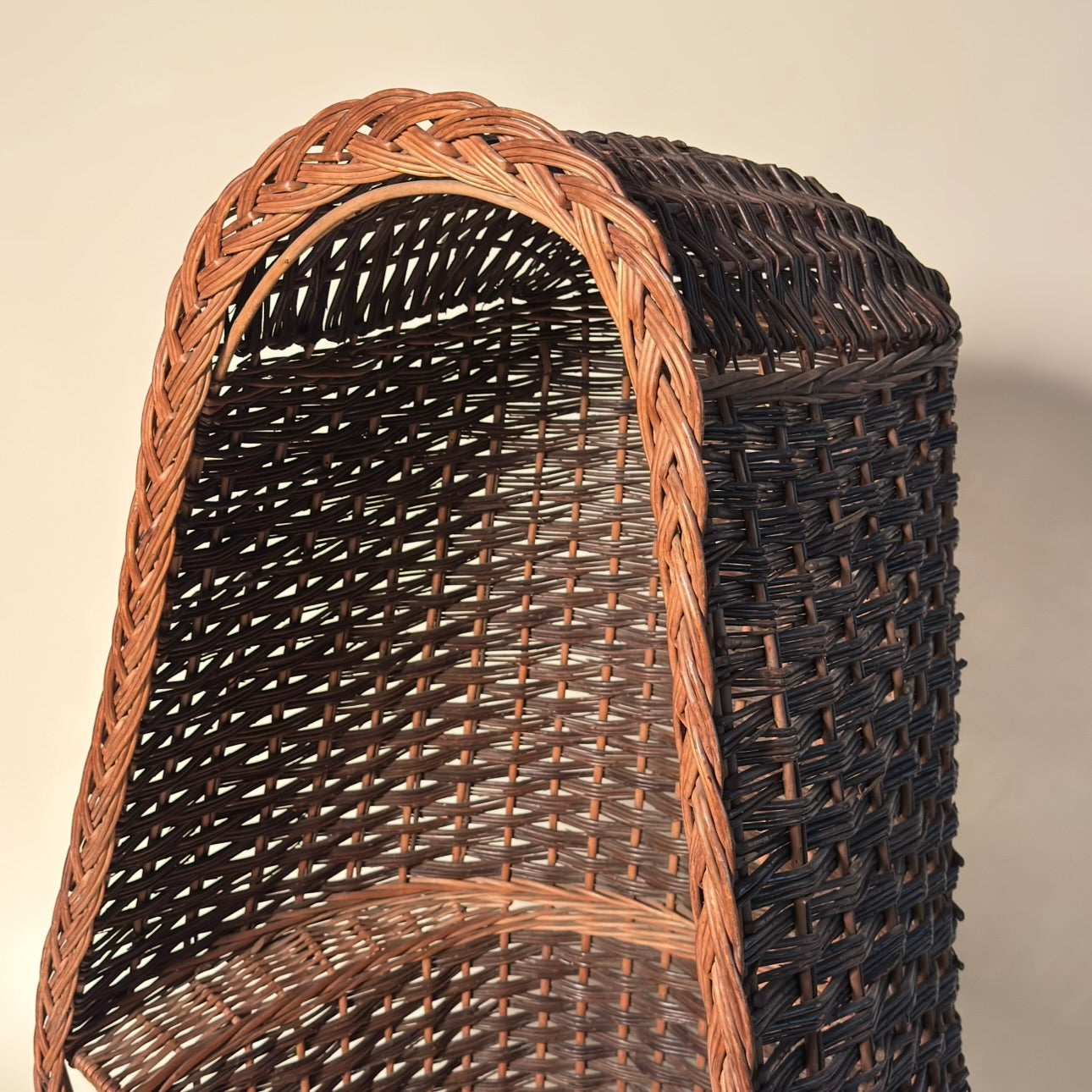 1930s Hand Woven Wicker Porter's Chair