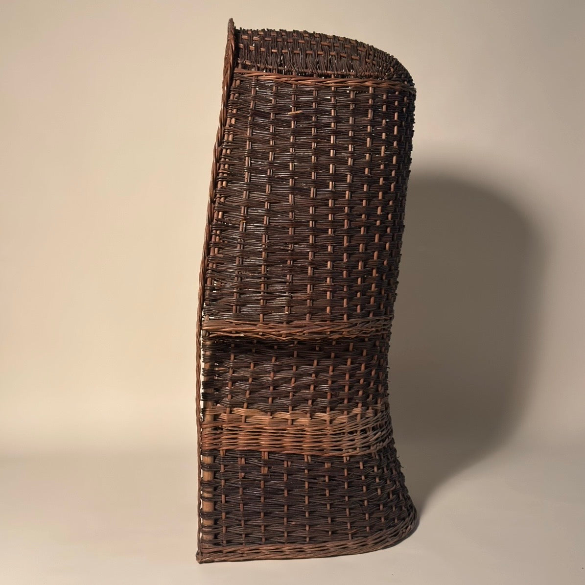 1930s Hand Woven Wicker Porter's Chair