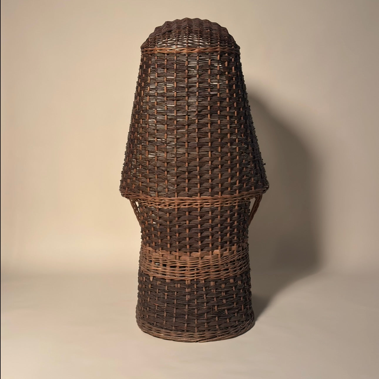 1930s Hand Woven Wicker Porter's Chair