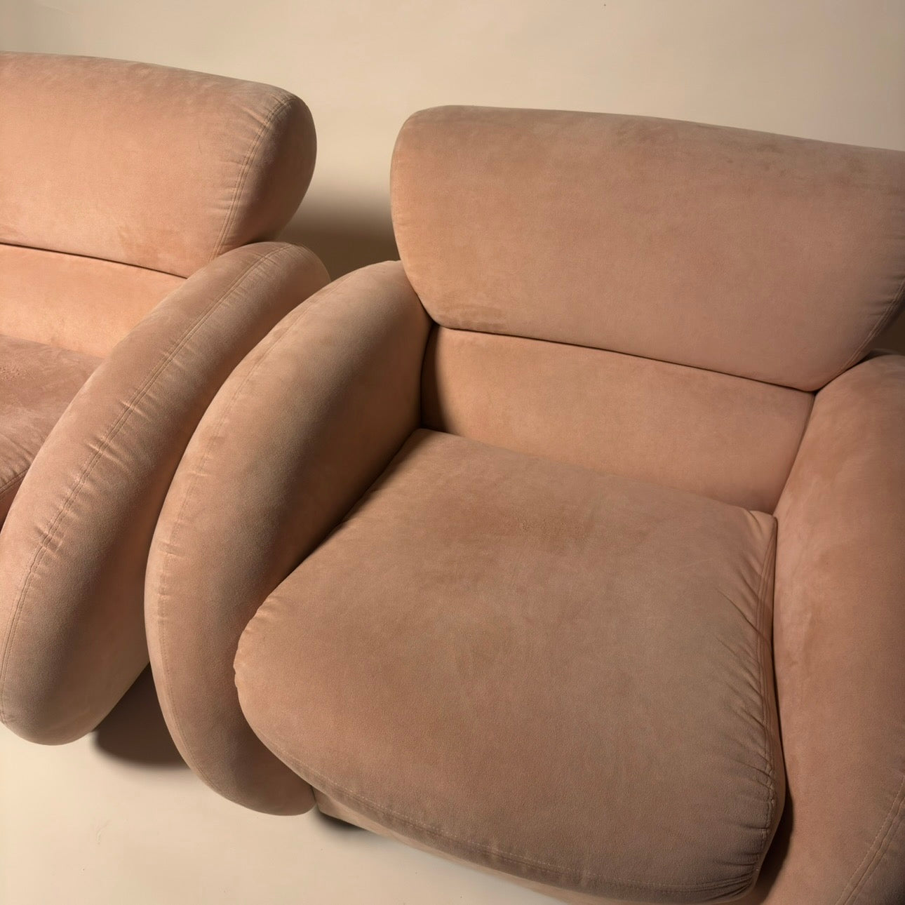 Pair of Swivel Chairs by Directional