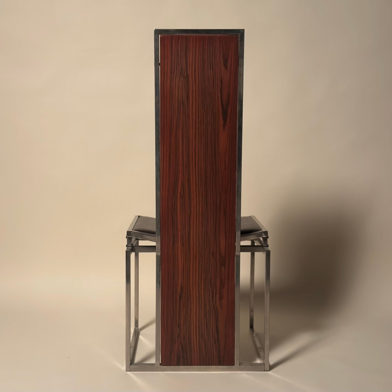 1970’s Chrome Wood & Leather Chairs