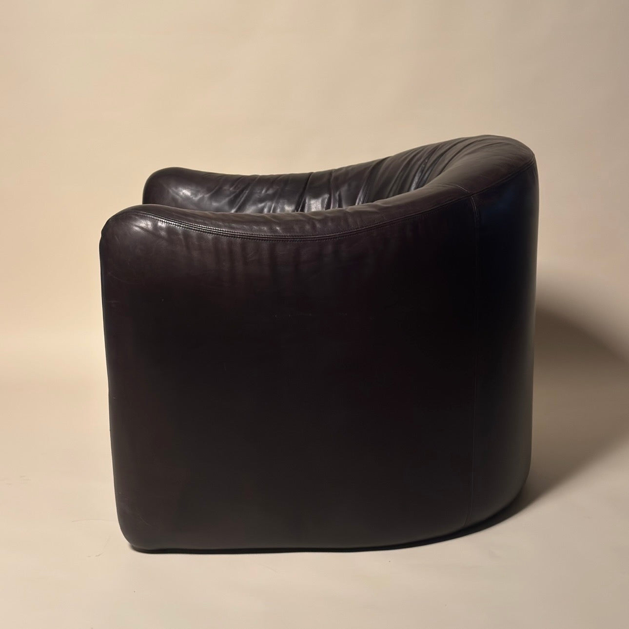 Jules Heumann for Metropolitan Pair of Leather Club Chairs