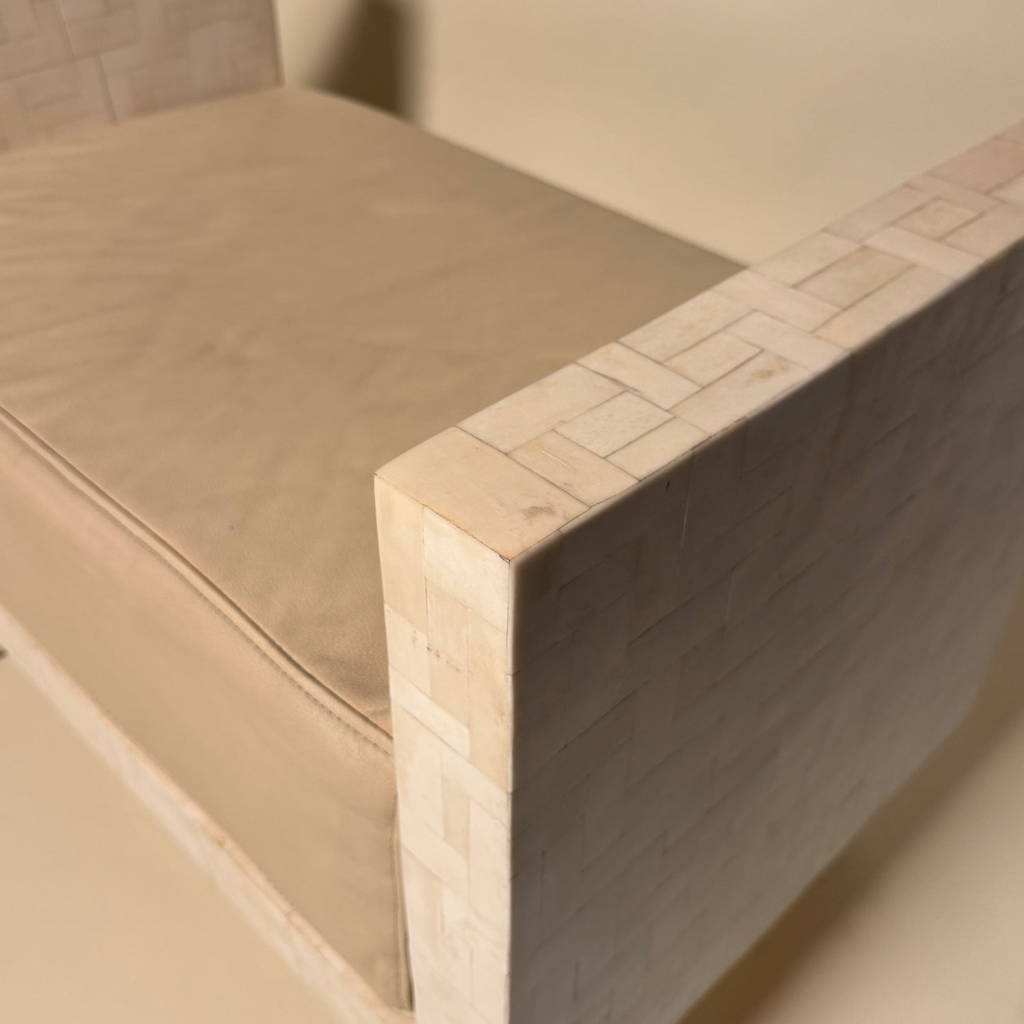 Tessellated Travertine Bench