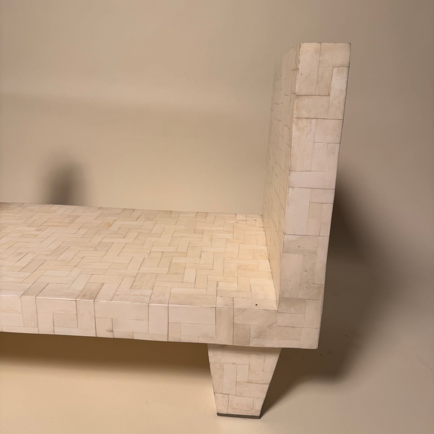 Tessellated Travertine Bench
