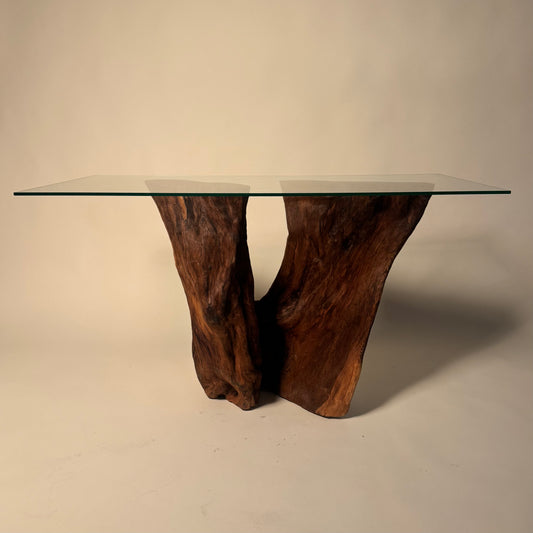 Organic Tree Trunk Counsel Table
