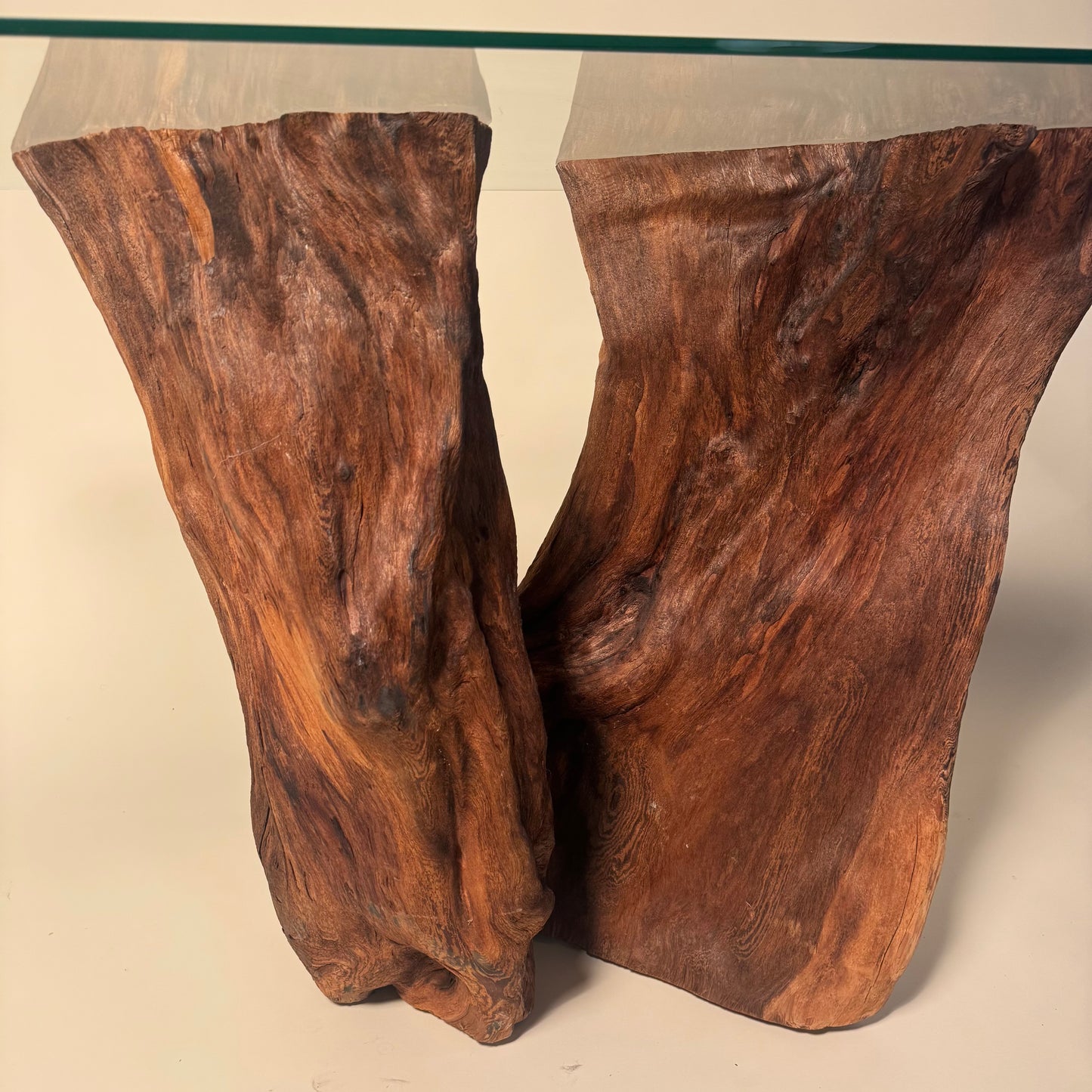Organic Tree Trunk Counsel Table