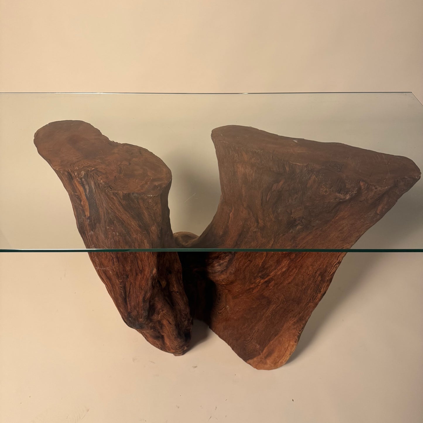 Organic Tree Trunk Counsel Table