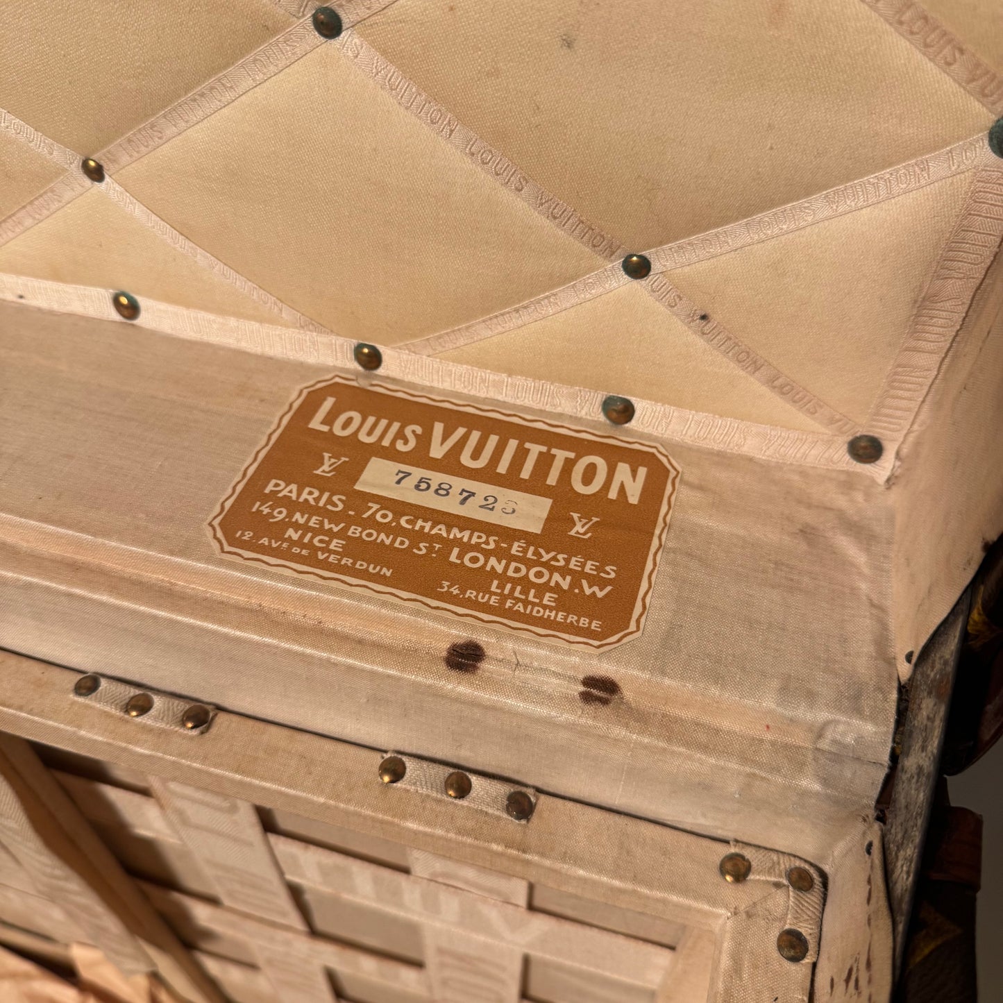 Louis Vuitton Monogram Steamer Trunk, c. 1910–1920