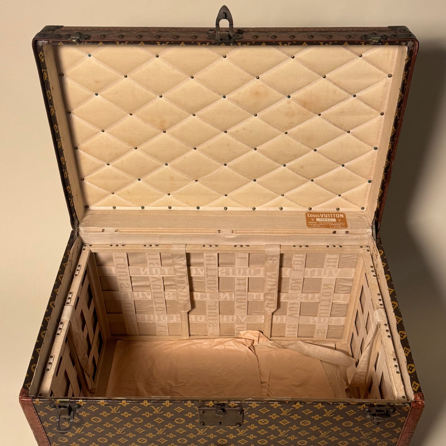 Louis Vuitton Monogram Steamer Trunk, c. 1910–1920