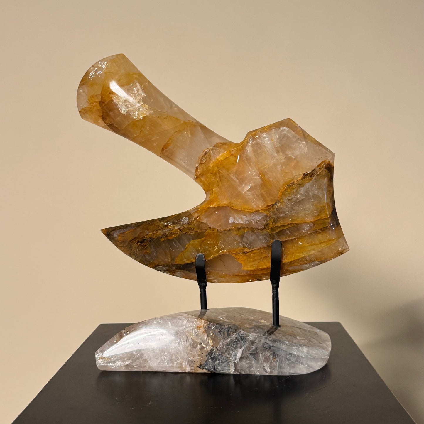 Hatchet #3 Hematoid Crystal with Crystal Base
