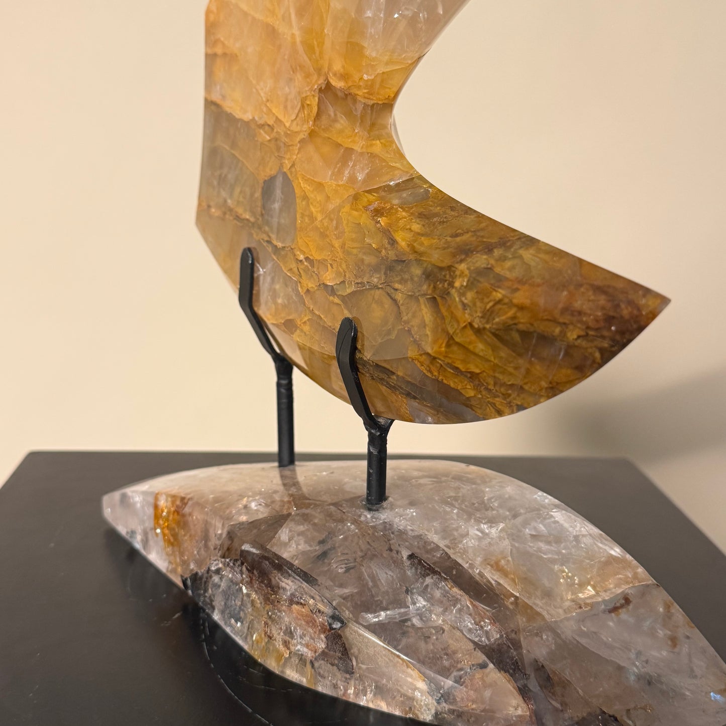 Hatchet #3 Hematoid Crystal with Crystal Base