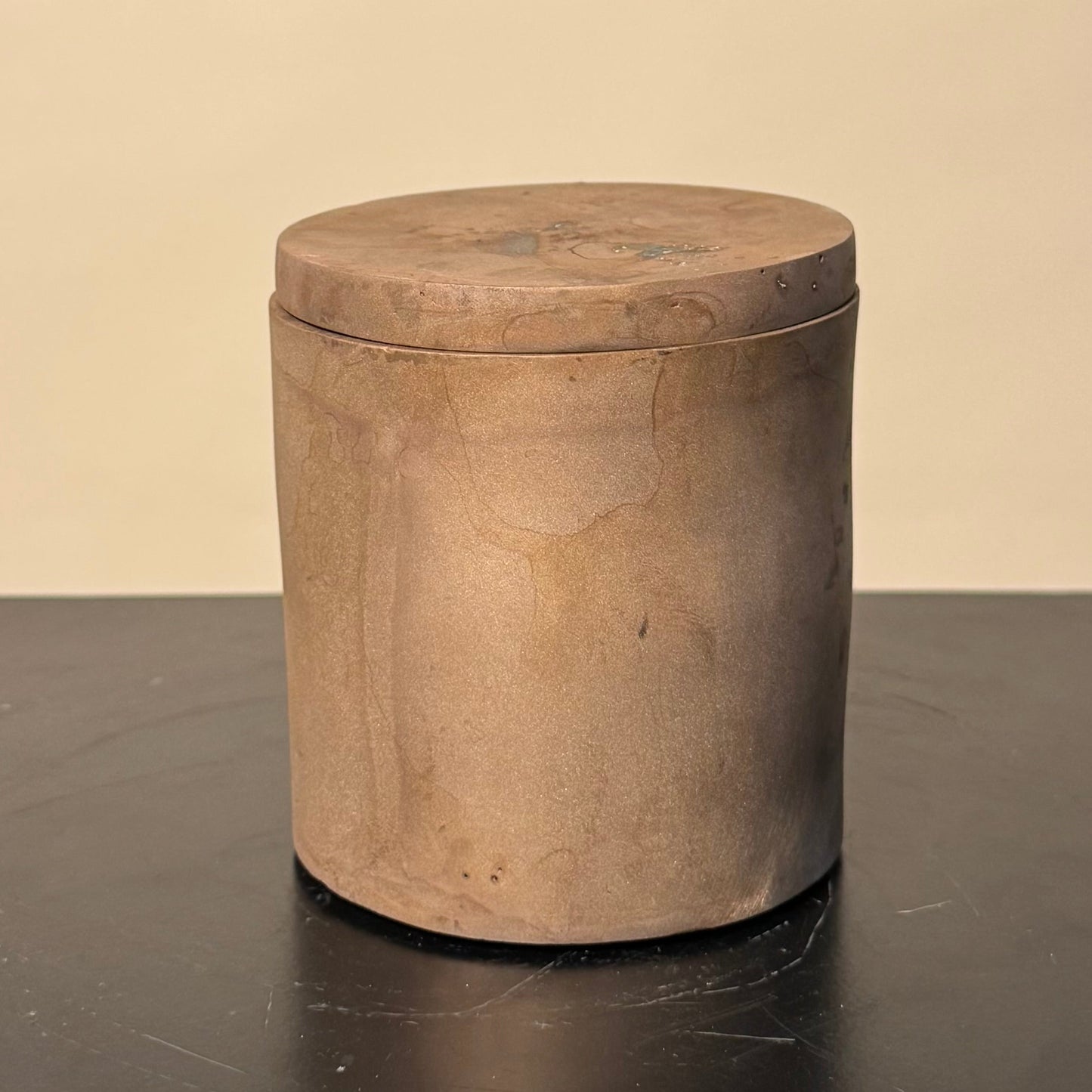 Solid Bronze Gardenia Candle 002
