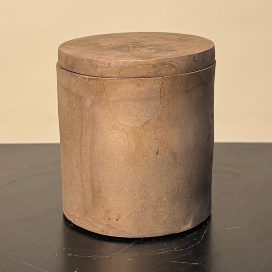 Solid Bronze Gardenia Candle 008