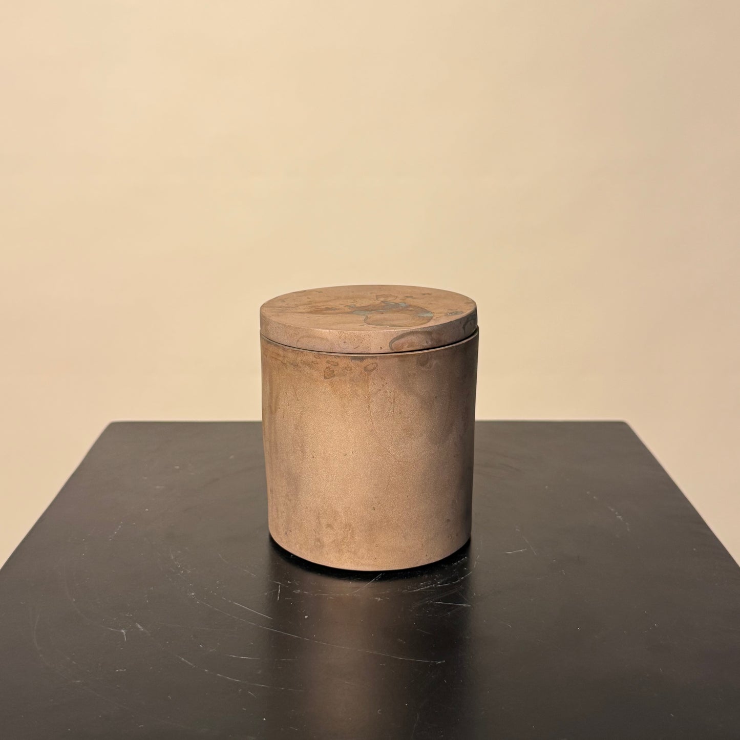 Solid Bronze Gardenia Candle 004