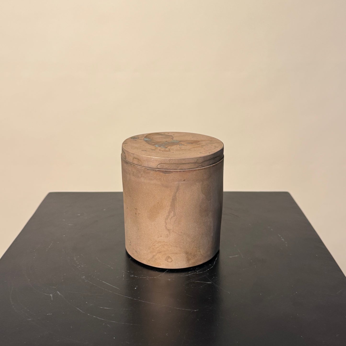 Solid Bronze Gardenia Candle 004