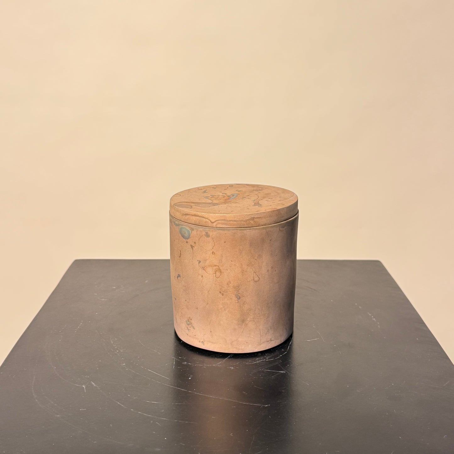 Solid Bronze Gardenia Candle 005