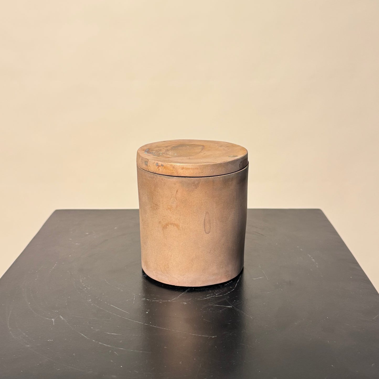 Solid Bronze Gardenia Candle 006