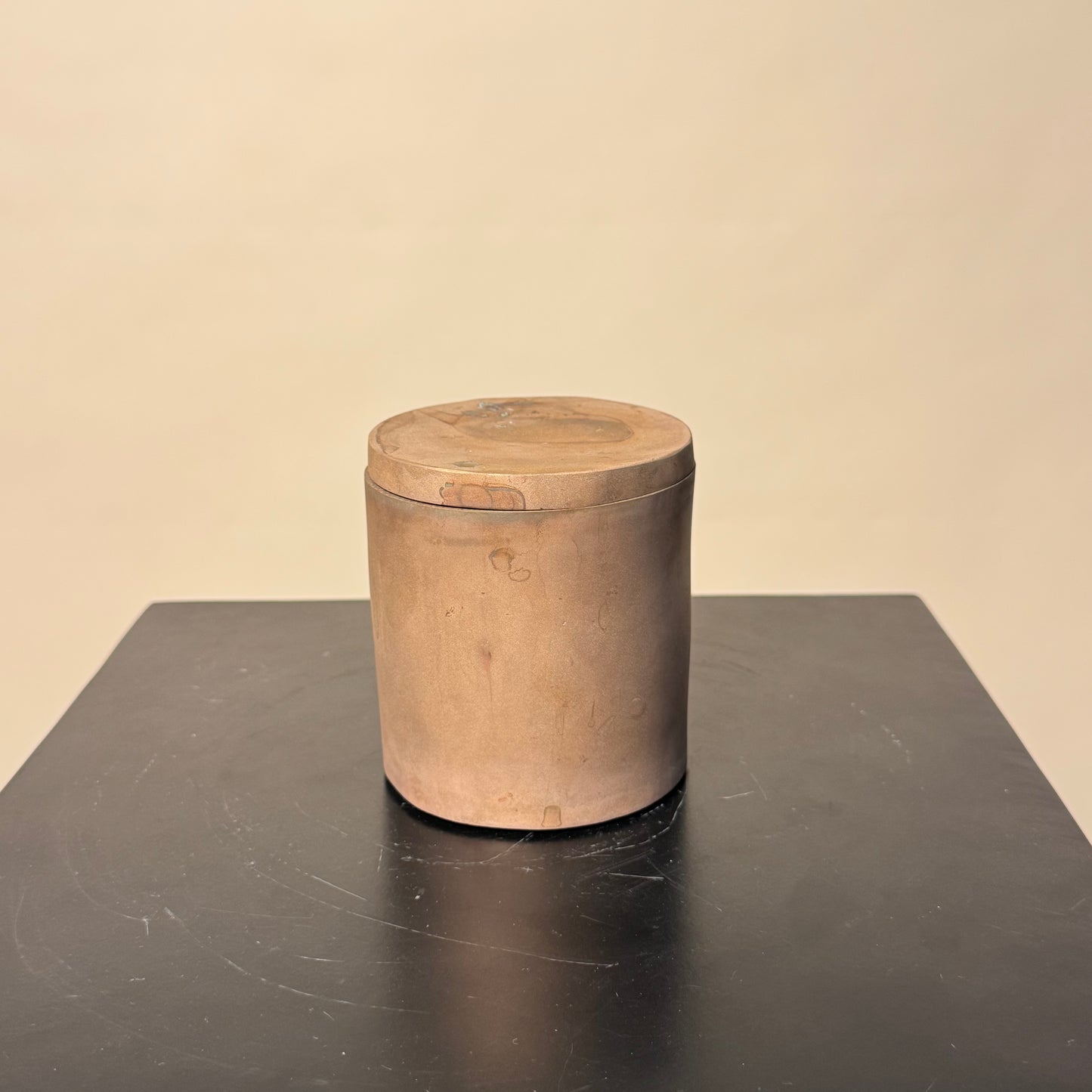 Solid Bronze Gardenia Candle 006